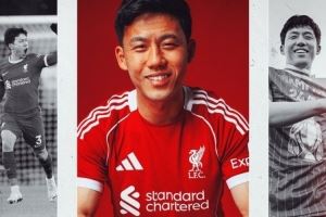 利物浦晒海报：远藤航解锁英超50场里程碑