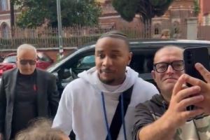 恩昆库体检结束返回酒店，很快就会启程前往米兰之家完成签约