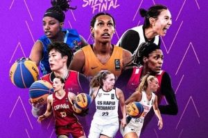 FIBA3x3女子年度总决赛 张芷婷、刘贝、杨谭玥影、王姝心出战